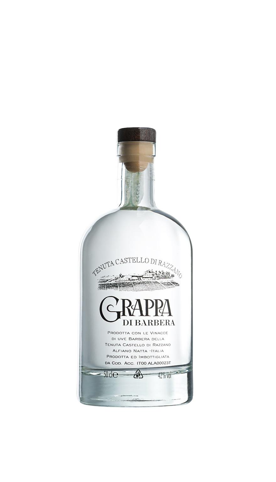 GRAPPA DI BARBERA_bianca - Castello di Razzano