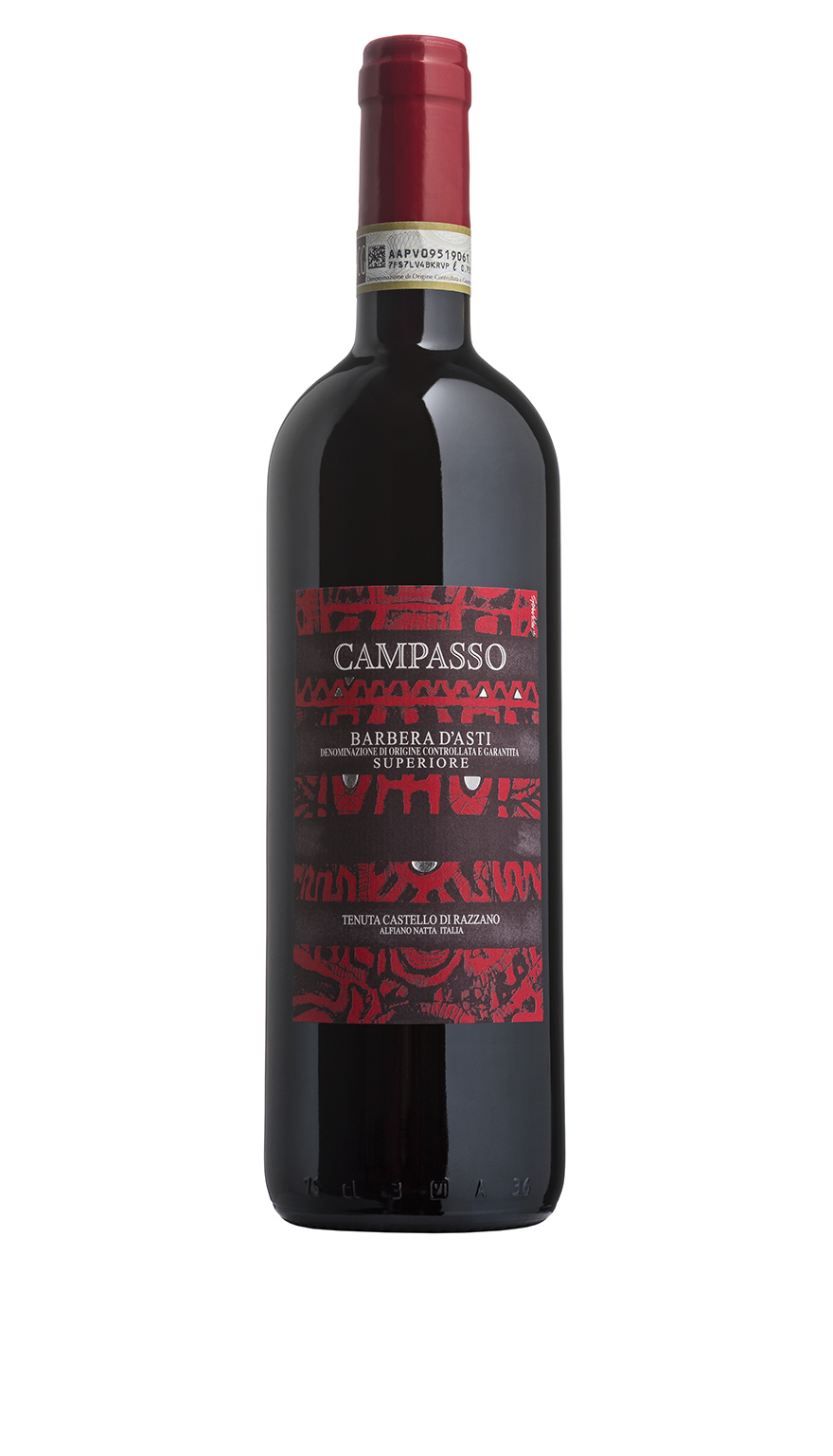 CAMPASSO - Barbera d'Asti superiore - Castello di Razzano