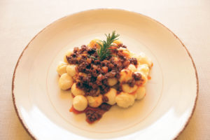 Gnocchi freschi di patate al Castelmagno